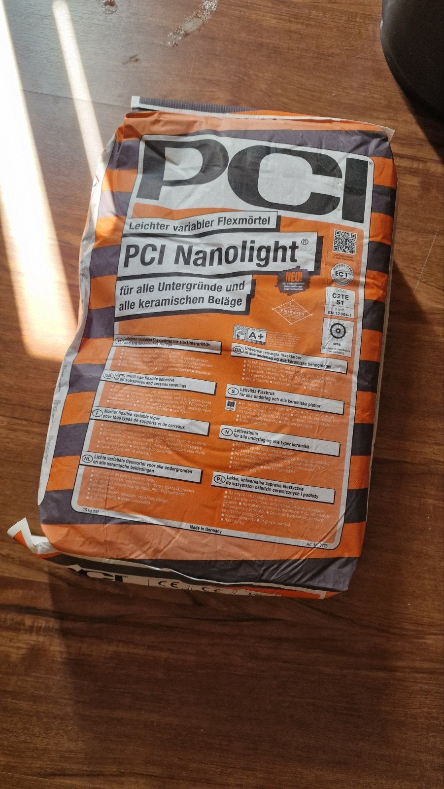 Pci nanolight tegellijm nieuw. 1 Zak tegellijm, Ophalen, Nieuw