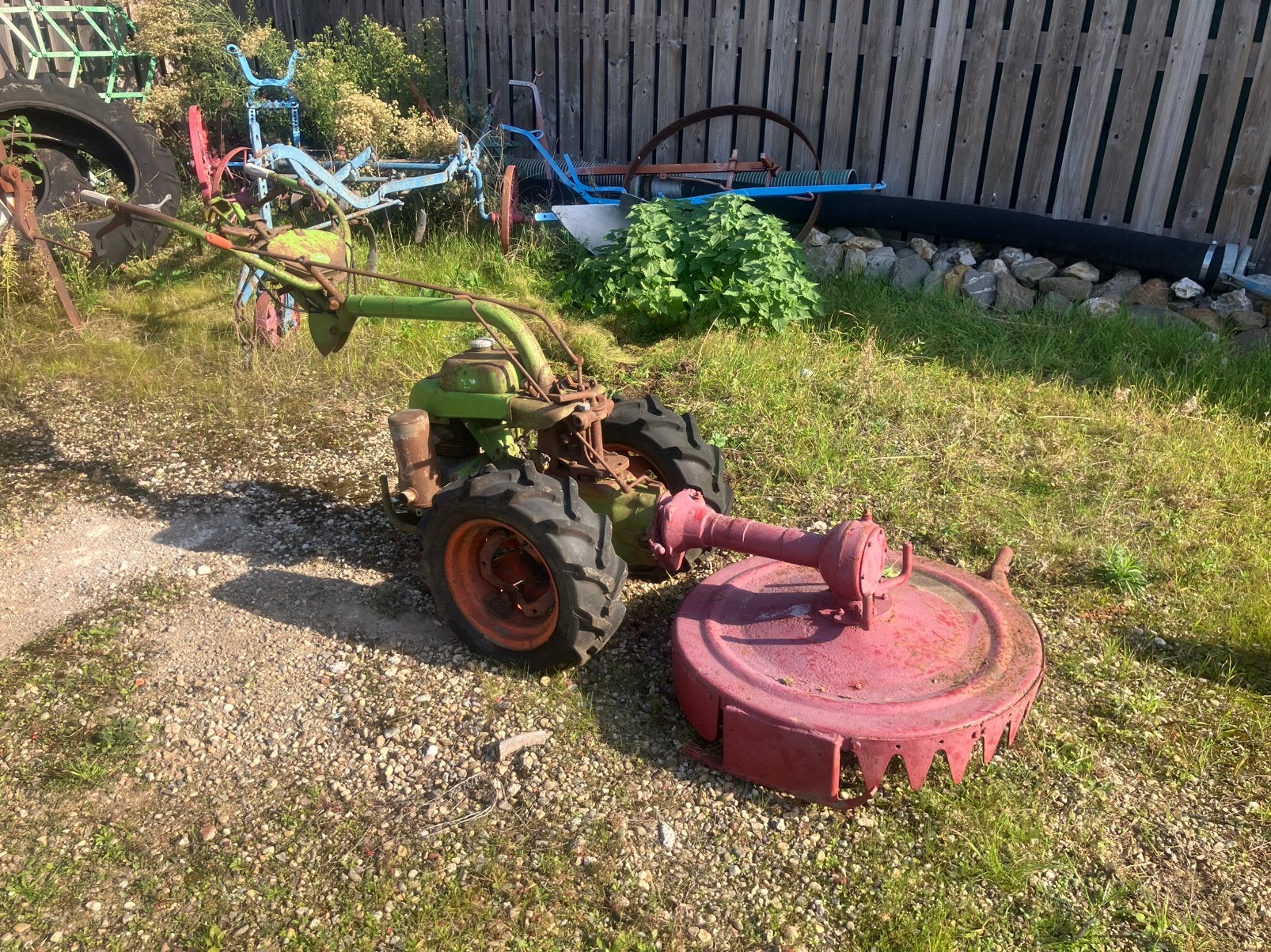 Agria 1700 benzine, Ophalen, Gebruikt
