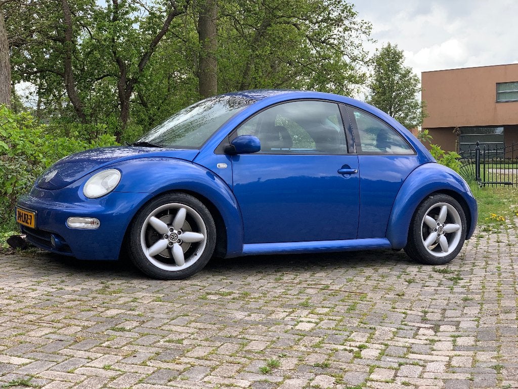Volkswagen Beetle 2,3 V5 Highline 2002 Blauw 170pk., Auto's, Voorwielaandrijving, Blauw, 1000 kg, 170 pk