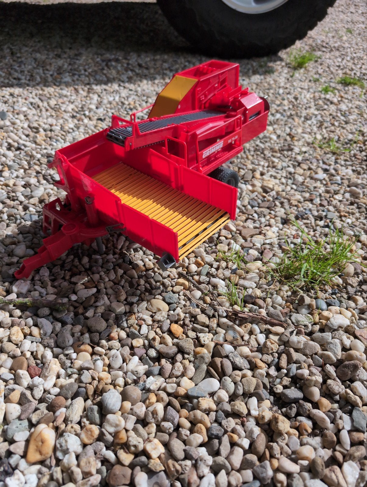 Grimme SE 75-30 aardappelrooier speelgoedmodel, Ophalen of Verzenden, Zo goed als nieuw