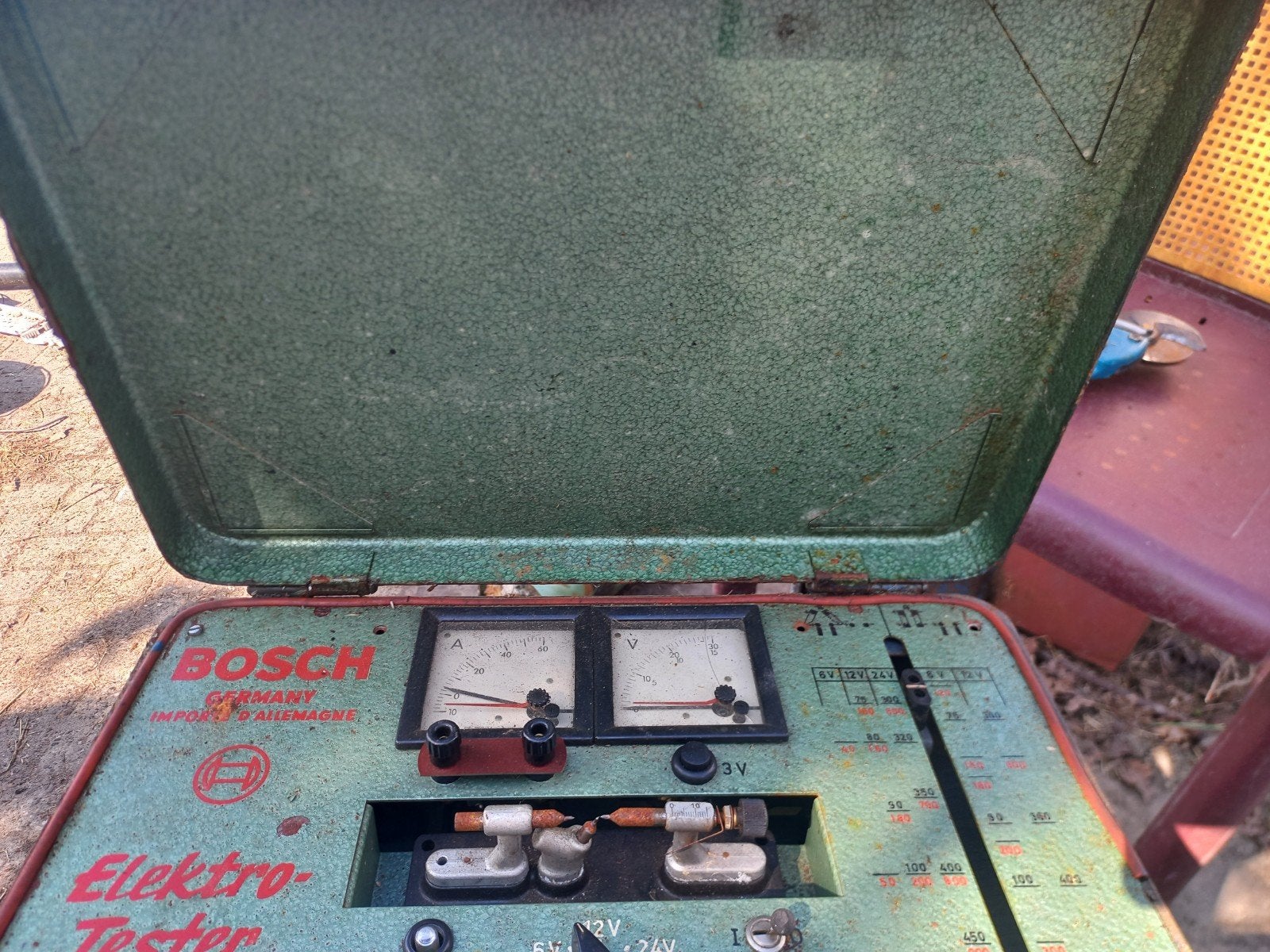 Vintage Bosch Elektro-Tester EFAW 70 - Meetapparatuur, Ophalen of Verzenden, Gebruikt