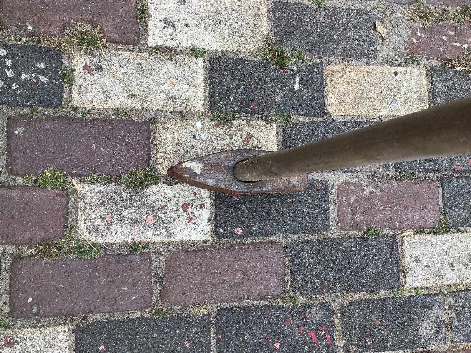 Grote voorhamer met houten steel  4 kg, Ophalen, Gebruikt