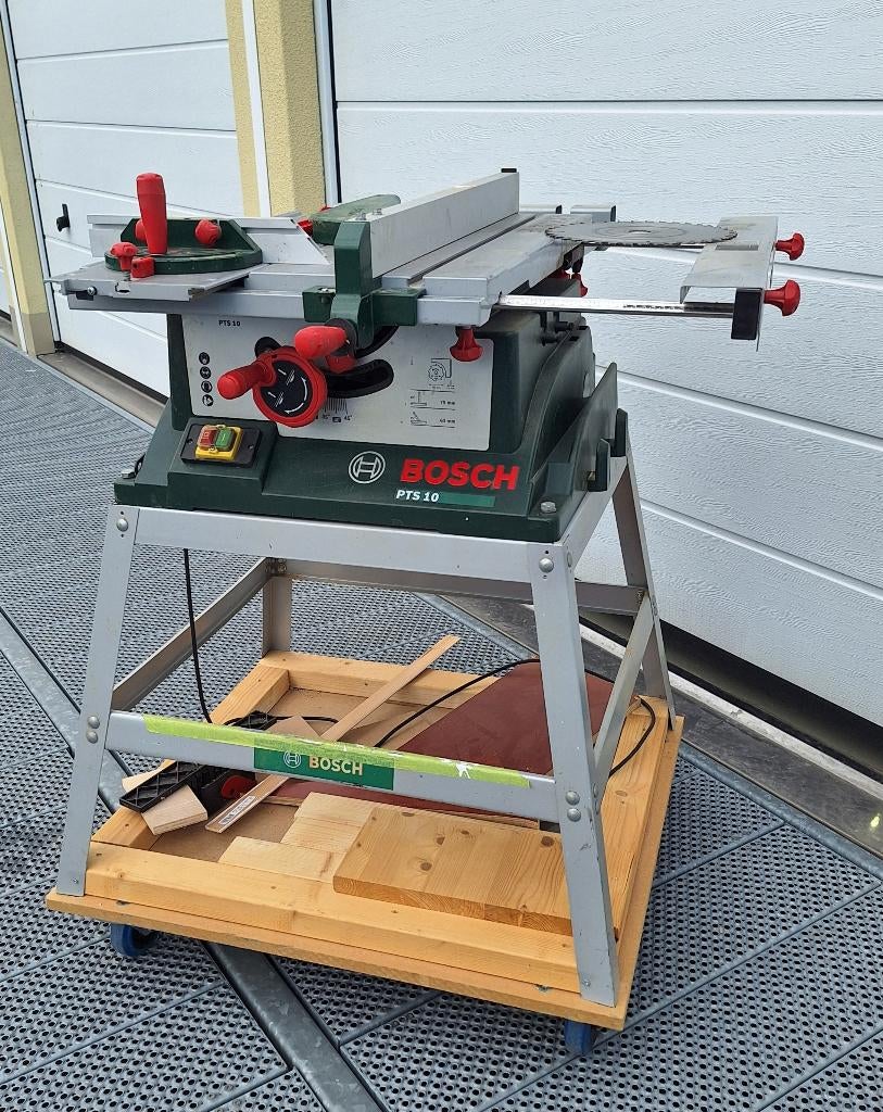 Bosch PTS 10 zaagtafel, Ophalen, Gebruikt, Cirkelzaag, 30 tot 70 mm