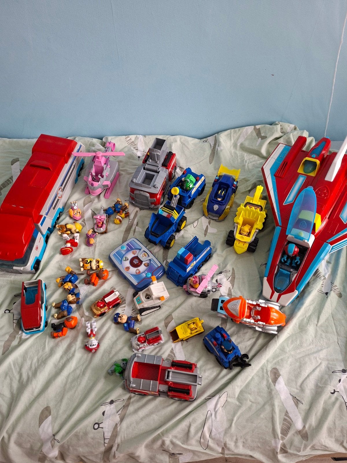 Grote Paw Patrol Verzameling - Voertuigen en Figuren, Ophalen, Gebruikt