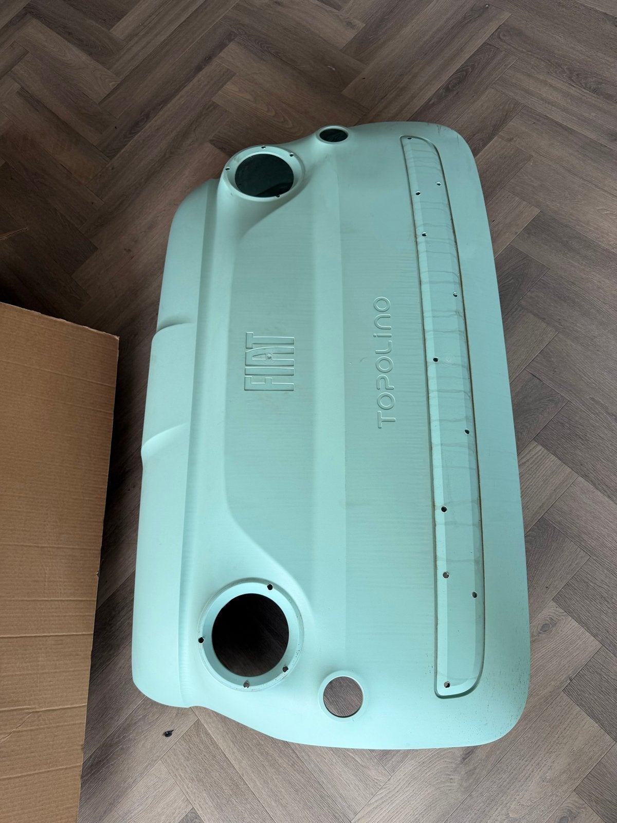 Fiat Topolino voorbumper - Lichte schade, eenvoudig te repar, Gebruikt, Voor, Ophalen of Verzenden, Bumper