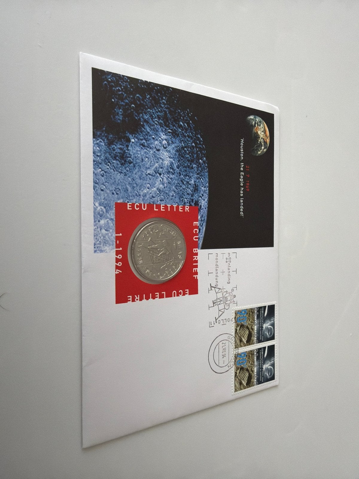 ECU Brief 1-1994 Apollo 11 Maanlanding Herdenking, Verzenden