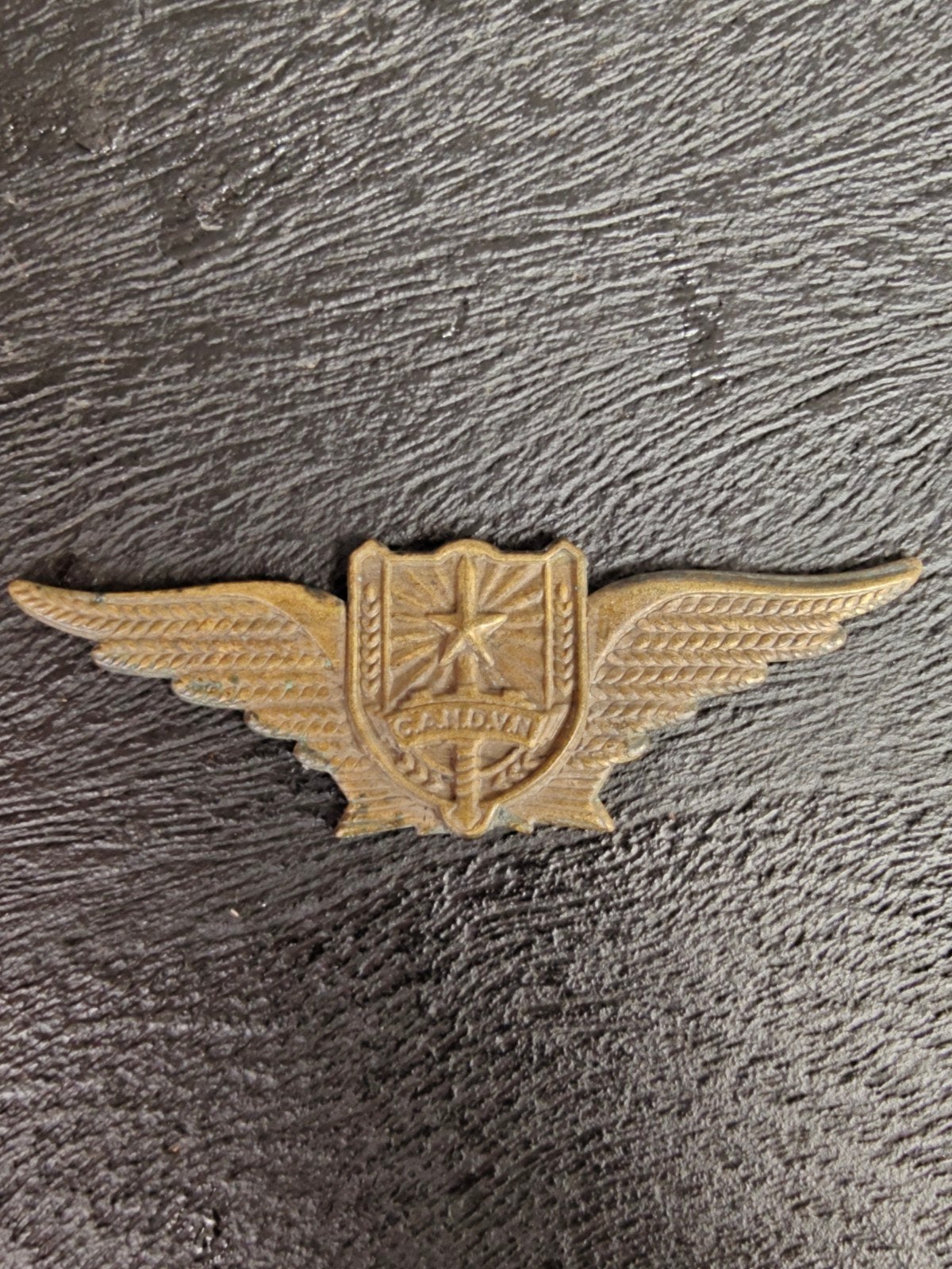 People's Public Security of Vietnam Front Badge.. geen beves, Ophalen of Verzenden, Landmacht, Nederland, Embleem of Badge