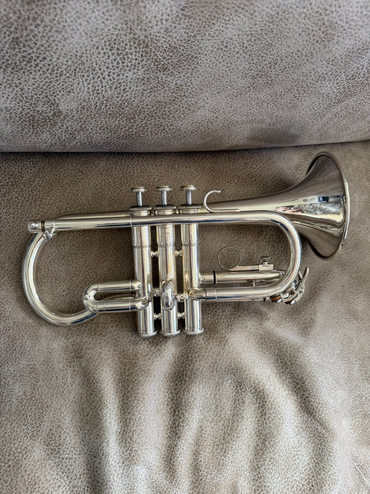 Yamaha Eb cornet, Ophalen of Verzenden, Zo goed als nieuw, Es-trompet, Met koffer