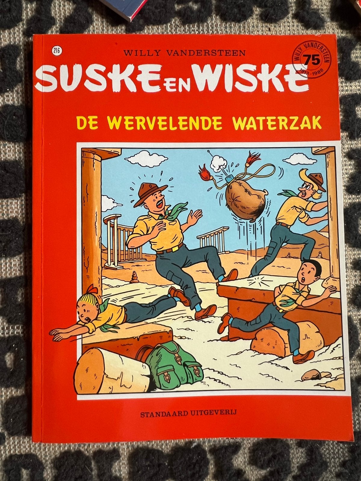 Suske en Wiske - De Wervelende Waterzak (Eerste Druk), Eén stripboek, Ophalen of Verzenden, Gelezen