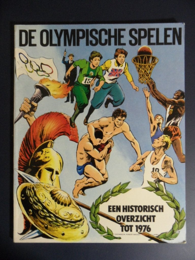 De Olympische Spelen. Een historisch overzicht tot 1976, Boeken, Eén stripboek, Ophalen of Verzenden, Gelezen