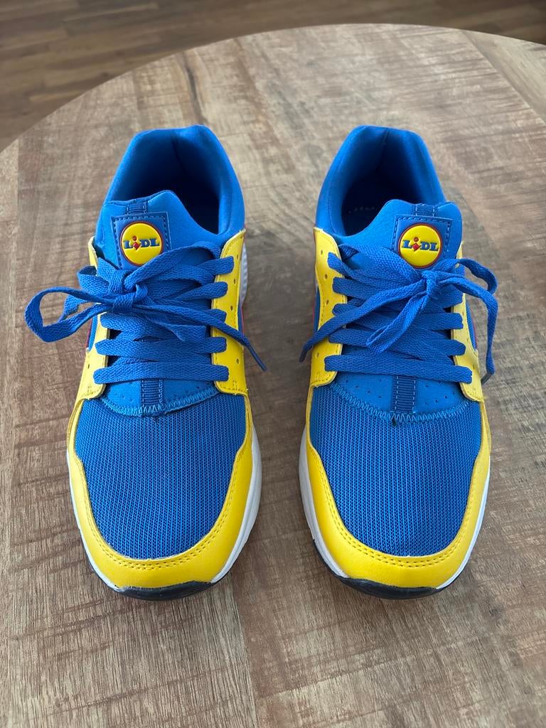 Lidl Sneakers - Blauw, Geel, Rood, Kleding | Heren, Blauw, Nieuw, Ophalen of Verzenden, Sneakers of Gympen
