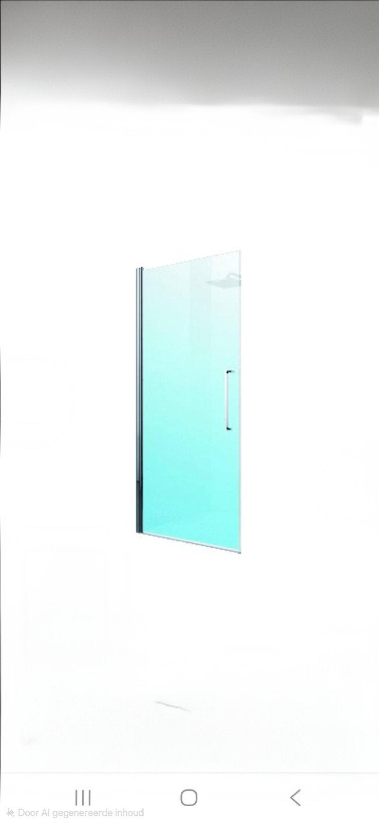 Novellini douchedeur, Ophalen, Zo goed als nieuw, Glas, Douche