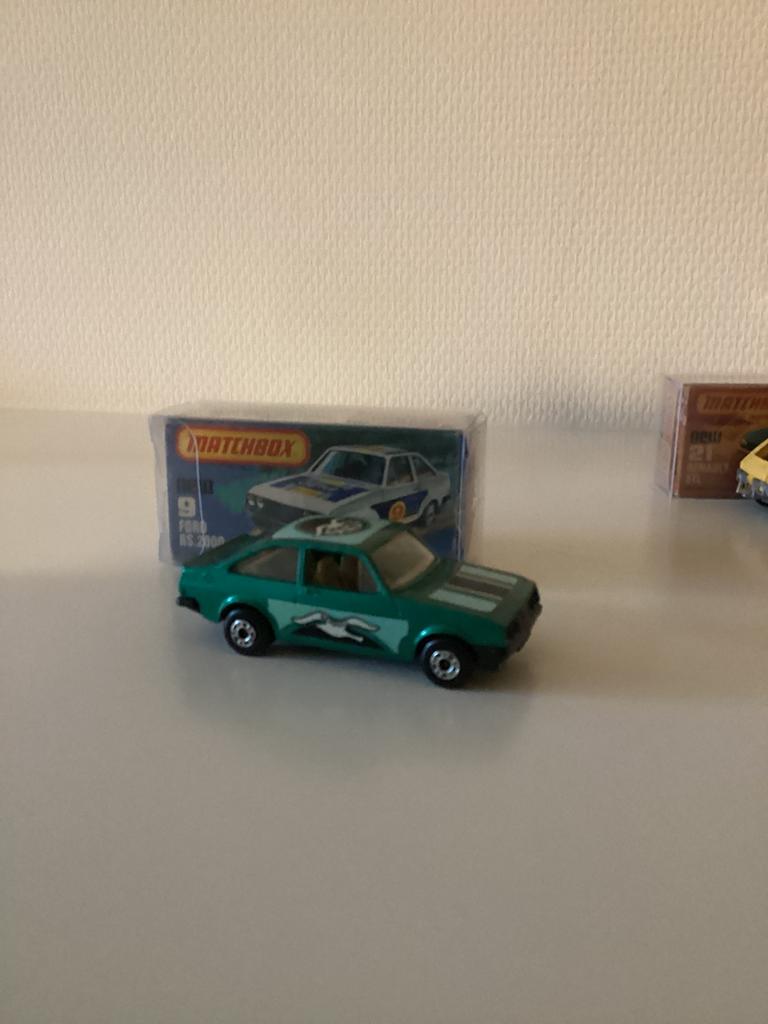 Matchbox nr9 ford rs 2000 (seagull), Ophalen of Verzenden, Zo goed als nieuw, Auto, Matchbox