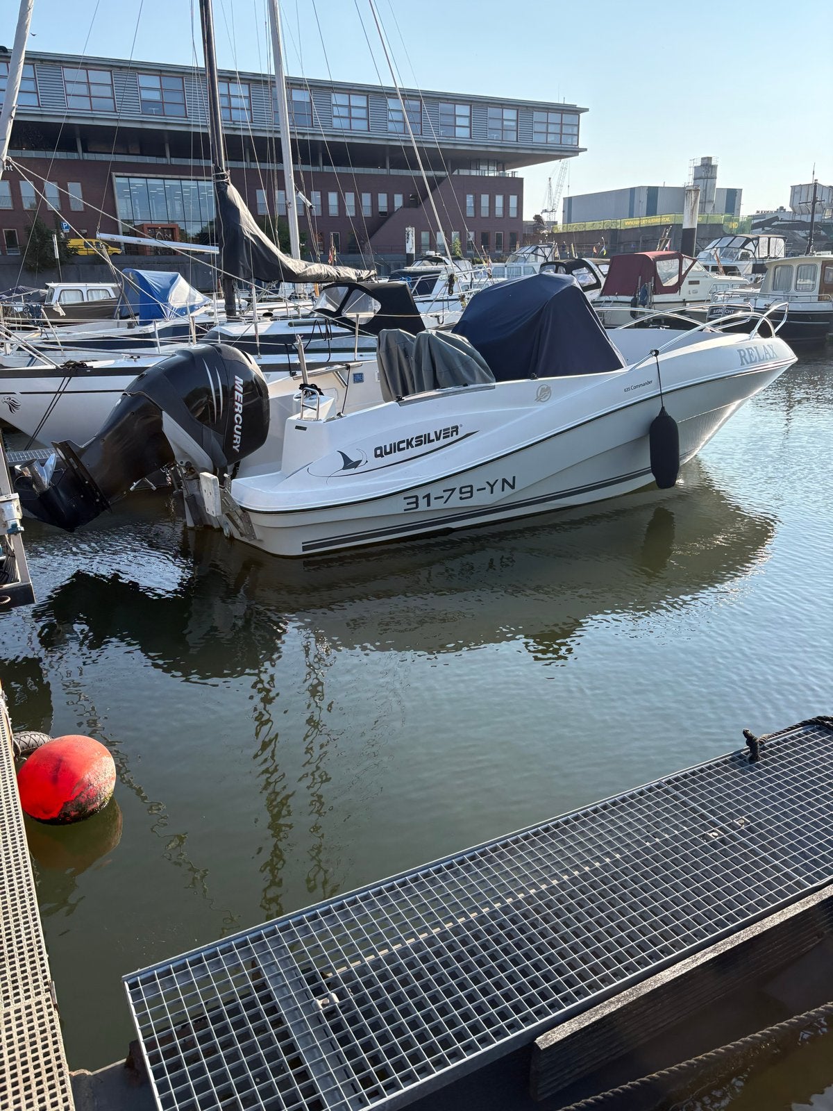 Quicksilver 635 Commander met Mercury 250pk Verado + trailer, Watersport en Boten, Ophalen, Gebruikt, Viertaktmotor, Quicksilver