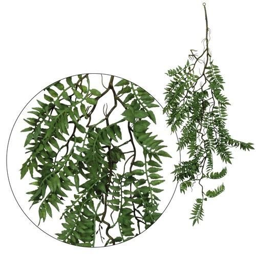 Realistische Hangende Kunstplant - 80 cm, Binnen, Groen, Kunstplant, Onderhoudsvrij