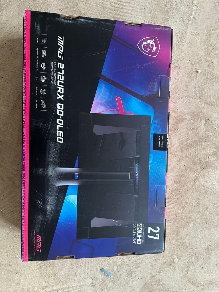 MSI MPG 272 27 inch gaming monitor, Gaming, Overige typen, 201 Hz of meer, DisplayPort
