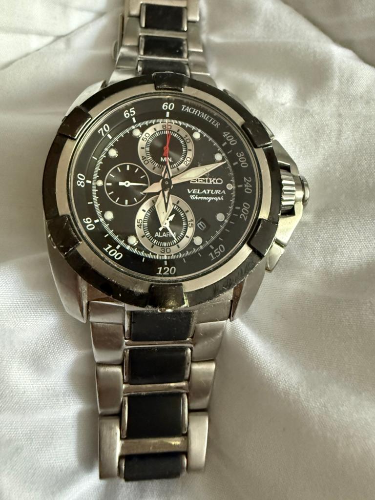 Seiko VELATURA, Sieraden, Tassen en Uiterlijk, Horloges | Heren, Ophalen of Verzenden, Zo goed als nieuw, Staal, Seiko
