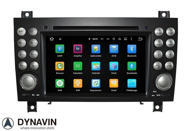 mercedes slk autoradio navigatie carplay android auto bose, Ophalen of Verzenden, Dynavin, VERKOOP@INBOUWNAVIGATIE.COM, Oberonweg 262 3208pg