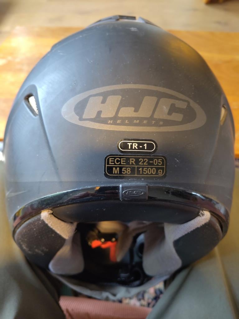 HJC TR-1 Motorhelm Maat M, Ophalen of Verzenden, Tweedehands, Integraalhelm, HJC