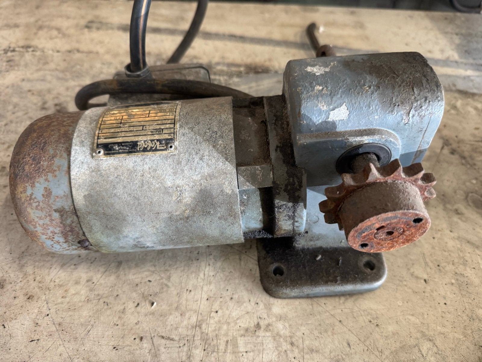 Schwaben Präzision Kobold motorreductor met tandwiel, Ophalen of Verzenden
