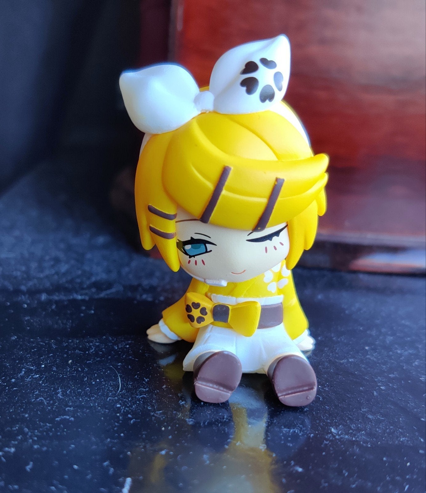 Vocaloid Rin Kagamine Sleeping chibi anime figure, Verzamelen, Poppetjes en Figuurtjes, Ophalen of Verzenden, Nieuw