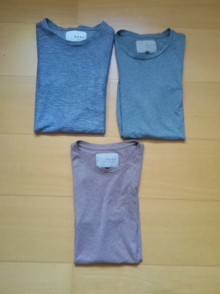 3 stuks T-shirt maat XS RQRD, Overige kleuren, Verzenden, RQRD, Gedragen