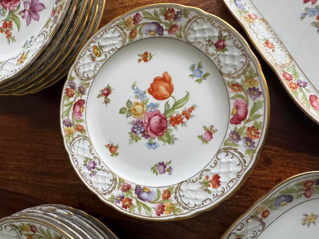 Schitterend antiek servies van Schumann Arzberg Empress, Ophalen