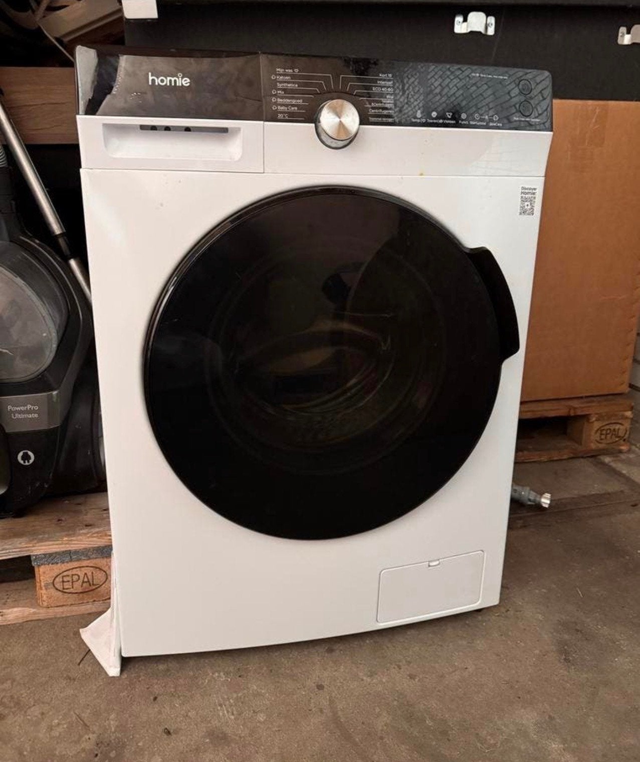 Homie Wasmachine - Zo goed als nieuw, 1 maand gebruikt, Ophalen of Verzenden, Zo goed als nieuw, Voorlader, Kort programma