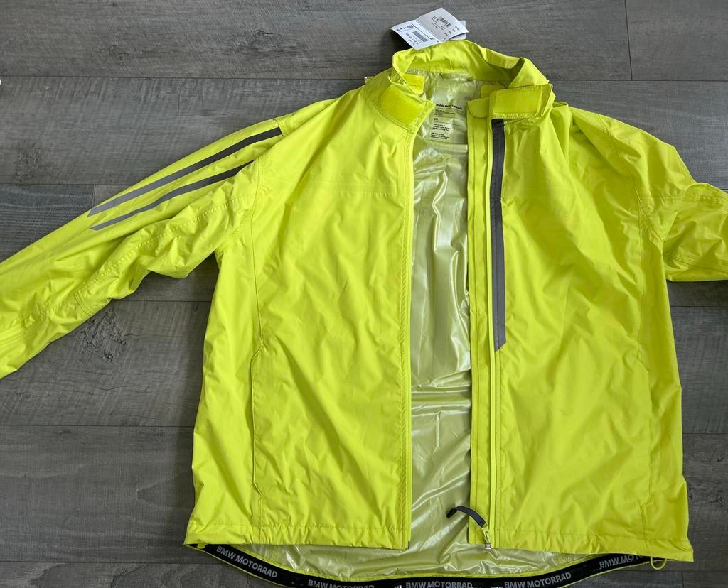 BMW Motorrad regenjas maat 3XL - Neon Geel - Nieuw, Motoren, Ophalen, Nieuw met kaartje, Heren, Jas | textiel