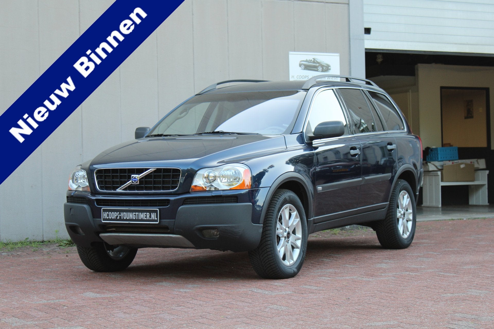 Volvo XC90 2.5 T AWD AUTOMAAT YOUNGTIMER incl. 21% BTW, Auto's, Volvo, Gebruikt, Met garantie (alle), Blauw, 7 stoelen