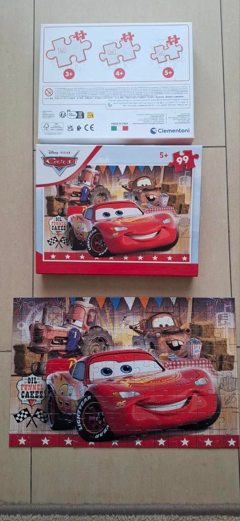 Disney Pixar Cars Legpuzzel 99 stukjes, Ophalen, Meer dan 50 stukjes, Zo goed als nieuw, 4 tot 6 jaar