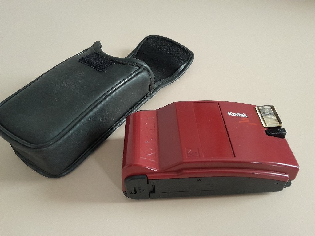 Kodak fototoestel: S300MD Autowind Camera, incl etui., Ophalen of Verzenden, Gebruikt, Compact, Kodak