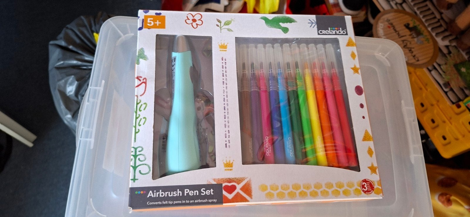 Crelando Airbrush Pen Set - Nieuw in doos, Ophalen, Nieuw, Airbrush en Toebehoren