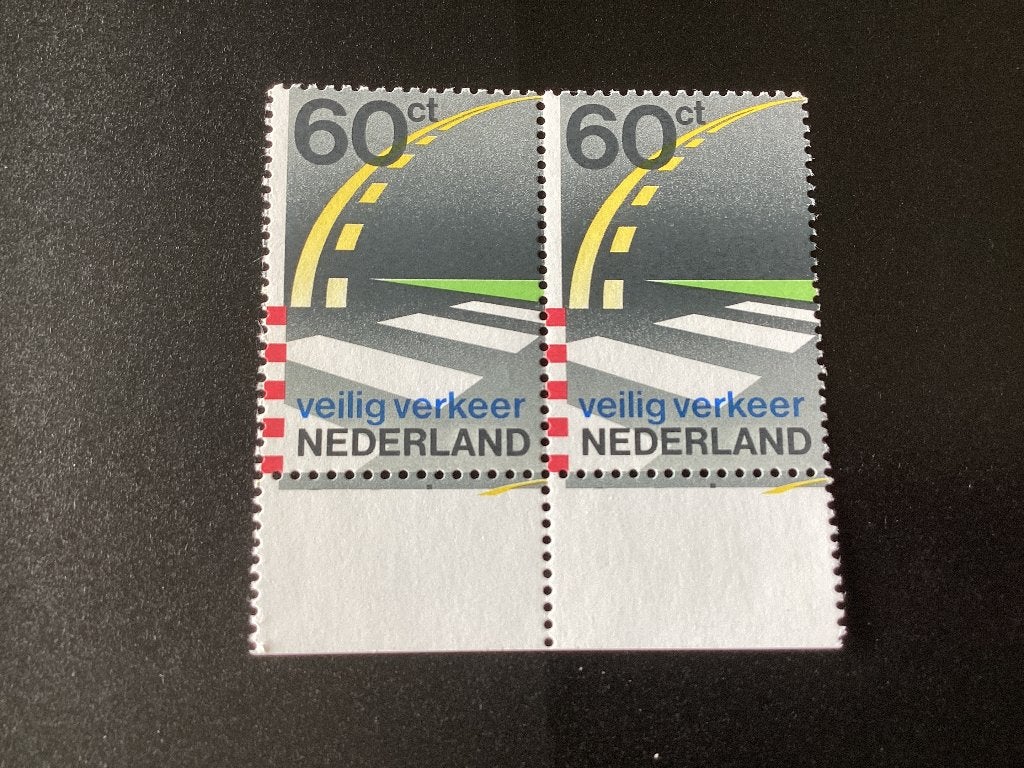 1982, veilig verkeer, 1270/ paar, Postzegels en Munten, Verzenden, Na 1940, Postfris