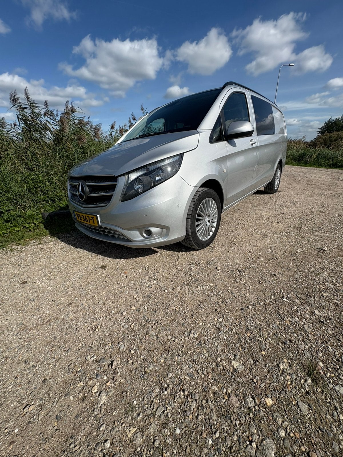 Mercedes-Benz Vito 2.1 CDI 100KW 2016, Auto's, Zwart, 4 cilinders, Navigatiesysteem, Diesel