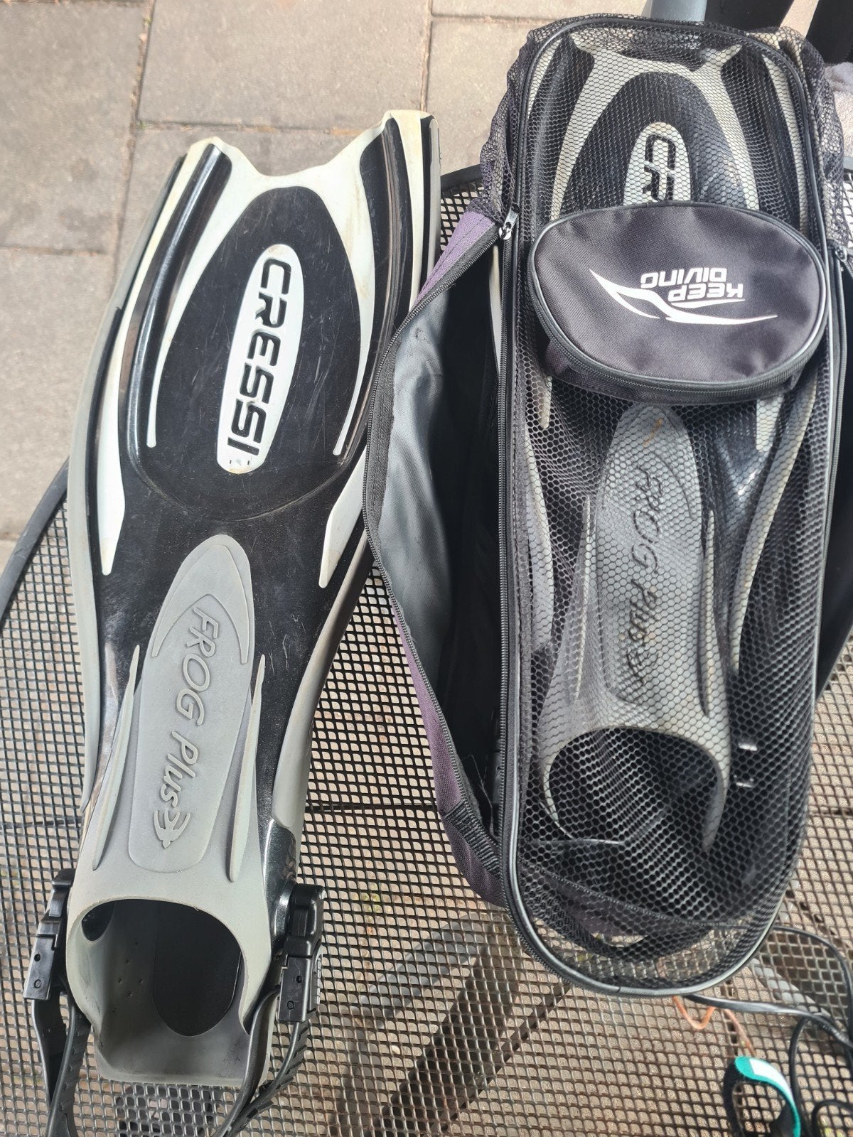 Cressi Frog Plus Duikvinnen - Maat L-XL, Ophalen, Gebruikt, Zwem- of Duikvliezen