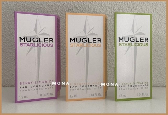 Mugler Starlicious set 3 parfum samples proefjes testers, Verzenden, Nieuw