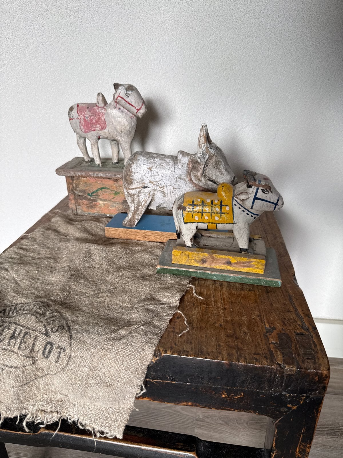 Antieke houten Nandi koekjes (3 stuks), ook los verkrijgbaar, Ophalen