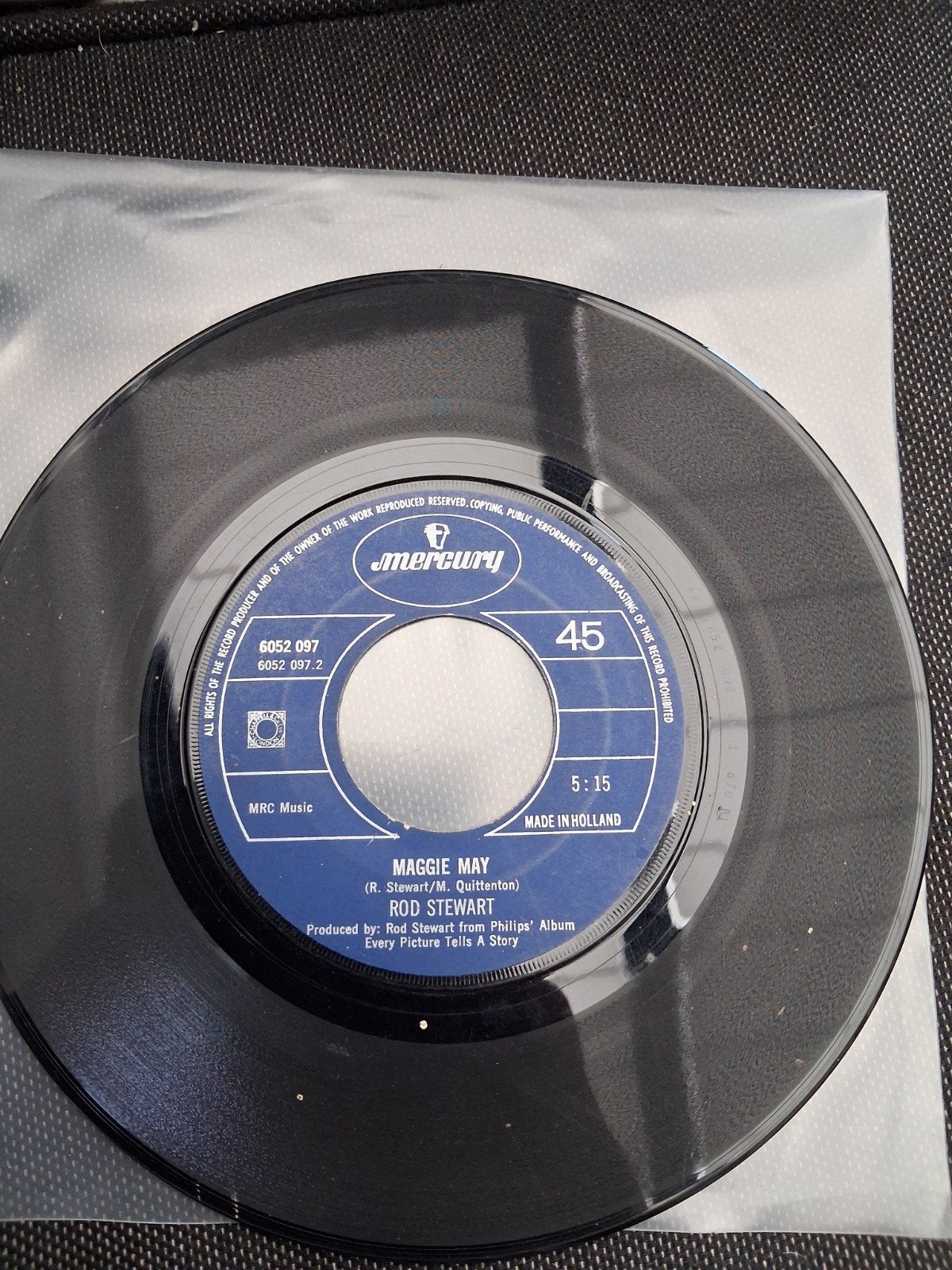 Rod Stewart - Maggie May (Single, Made in Holland), Cd's en Dvd's, Vinyl Singles, Ophalen of Verzenden, Gebruikt, Pop