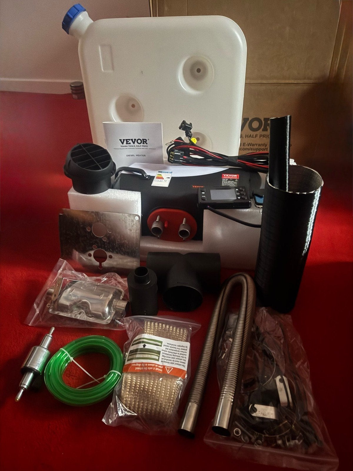 Nieuwe Dieselkachel - Zuinig, Compleet & Plug and Play, Verzenden, Nieuw, Kachel