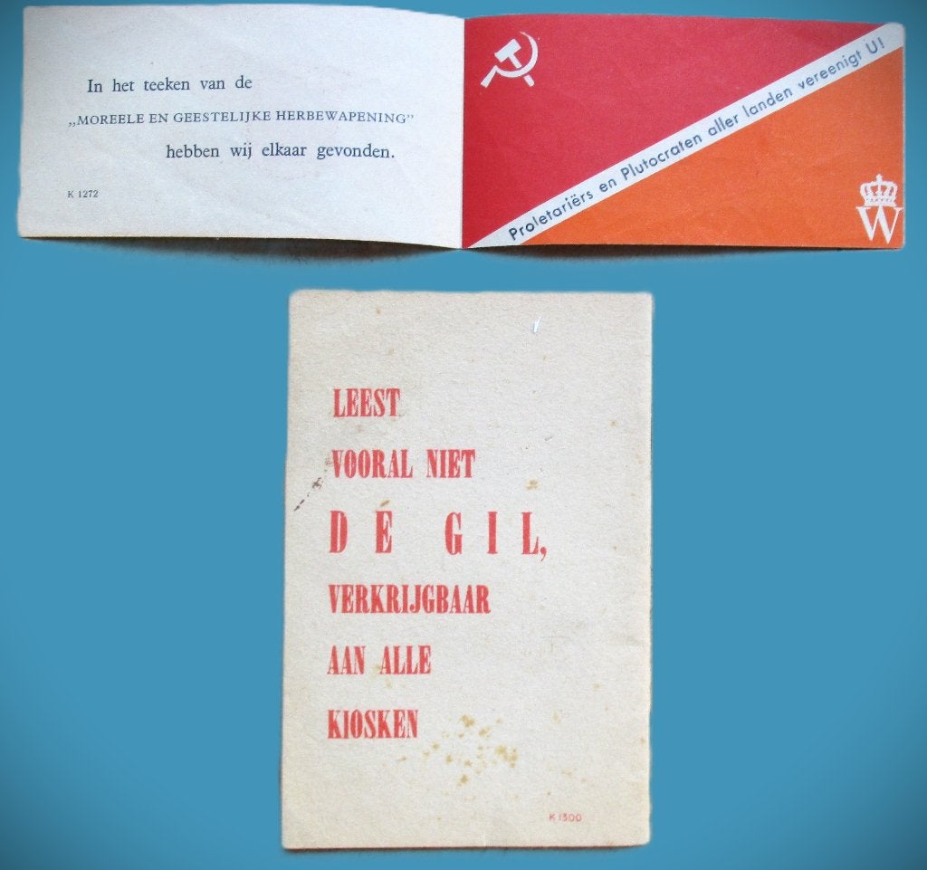 WO II~Propaganda boekje 2e WO~Zeg weet je`t al?~De Gil, Verzamelen, Militaria | Tweede Wereldoorlog, Ophalen of Verzenden, Overige soorten