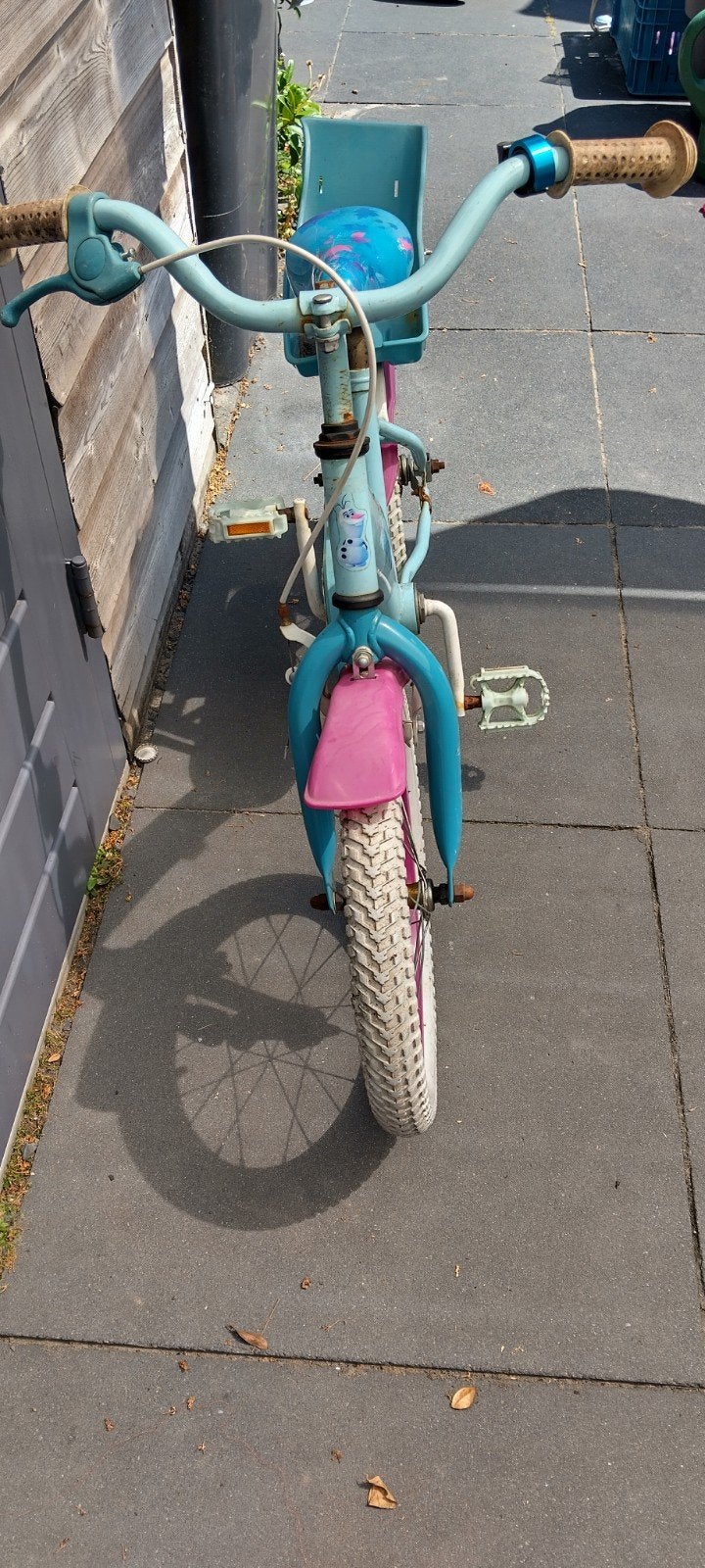 Kinderfiets Frozen 2 - 16 inch, Ophalen