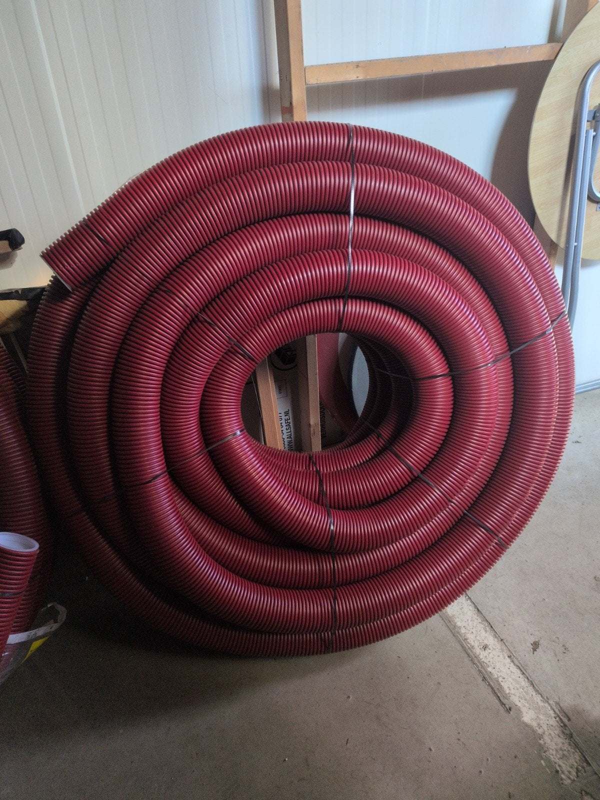 HB+ ventilation duct DN90 rood 50M, Ophalen, Nieuw