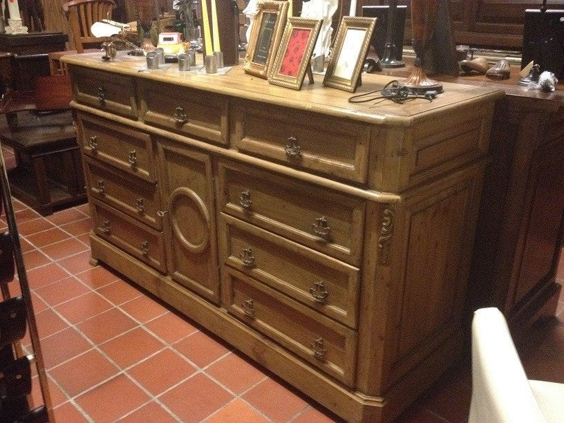 Unieke massief grenen ladekast commode dressoir Flamant, Ophalen, Wilms, 150 tot 200 cm, Nieuw