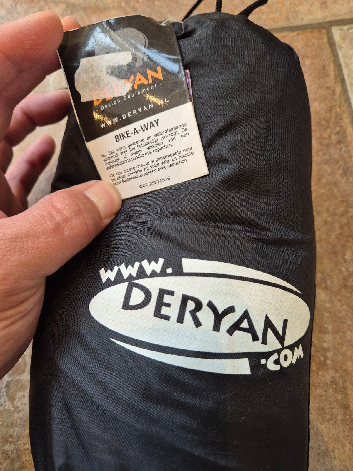 Deryan Bike-A-Way Voetenzak Fietsstoeltje Voorop, Ophalen of Verzenden, Nieuw