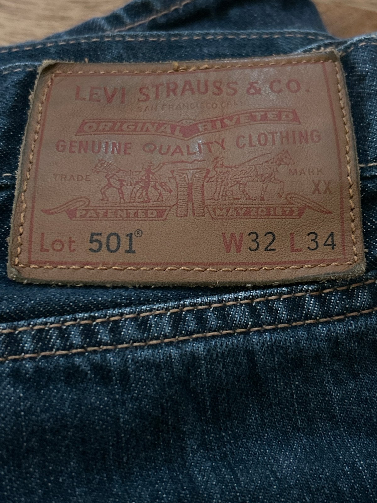 Levi's 501 Jeans - W32 L34 - Zo goed als nieuw, Kleding | Heren, Ophalen, Zo goed als nieuw, Blauw, W32 (confectie 46) of kleiner