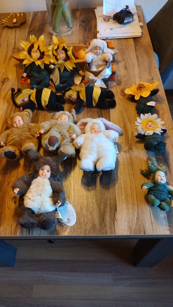 Anne Geddis babypoppen, Verzamelen, Poppen, Ophalen of Verzenden, Gebruikt, Pop, Levensecht of Reborn