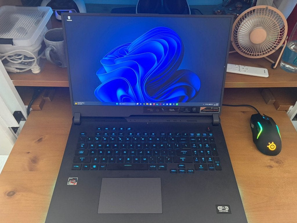 ASUS ROG Strix G17 (G713QR) laptop ruil voor desktop, Ophalen, Gebruikt, 32 GB, ASUS ROG Strix