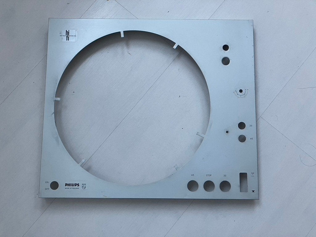 Faceplate Philips 212 Aristona 8540. Voor de knutselaar., Audio, Tv en Foto, Philips, Gebruikt, Pitch-regelaar, Ophalen of Verzenden