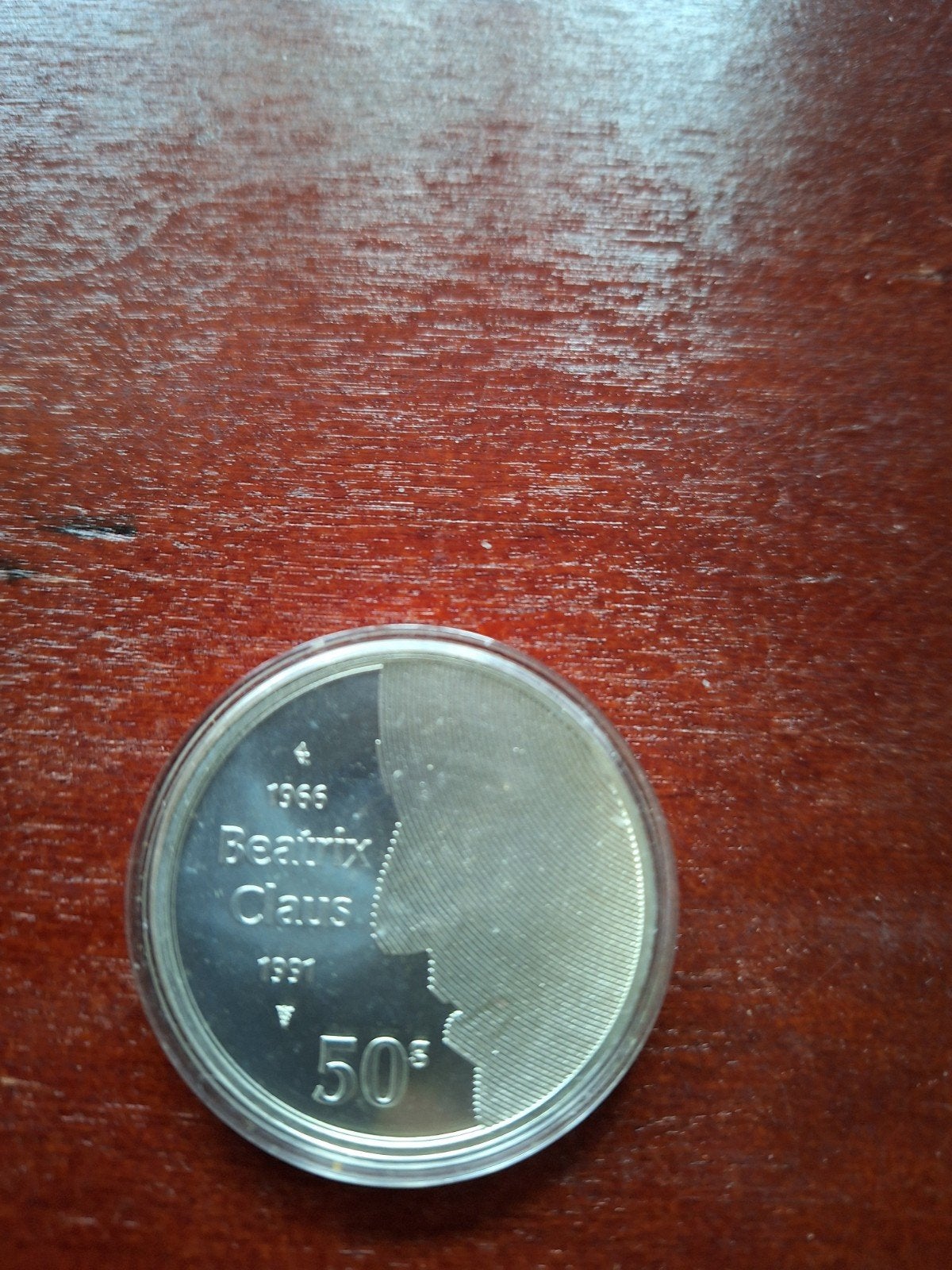 Zilveren 50 gulden munt Beatrix Claus 1966-1991, Ophalen of Verzenden, Koningin Beatrix, Losse munt, Zilver